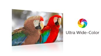 UltraColor: более широкий диапазон цветов для яркости изображения