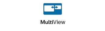 MultiView позволяет работать одновременно в двух окнах от двух источников сигнала