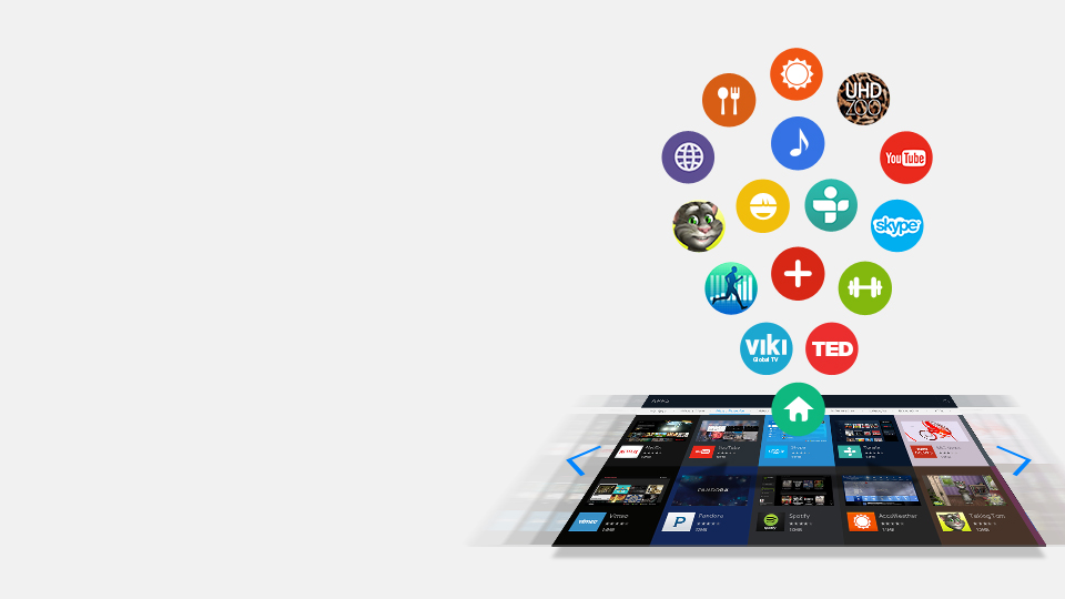 Пользуйтесь множеством полезных приложений на вашем Smart TV 