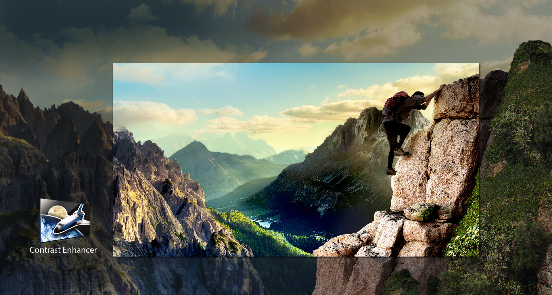 Невероятно объемное изображение на плоском экране  