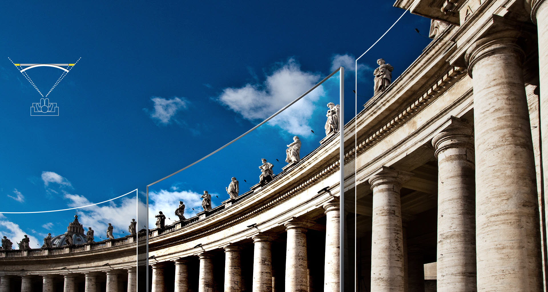 Наслаждайтесь более захватывающим просмотром, который может обеспечить только телевизор с изогнутым экраном 