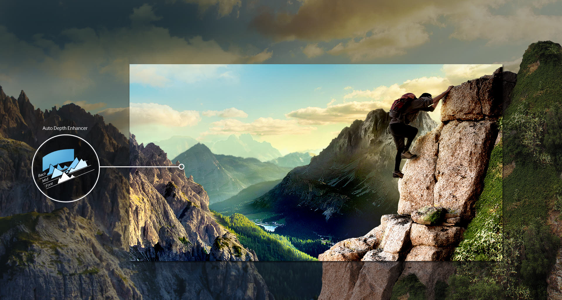 Реалистичное изображение с автоматическим усилением глубины 