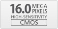 16,0-мегапиксельный CMOS-датчик