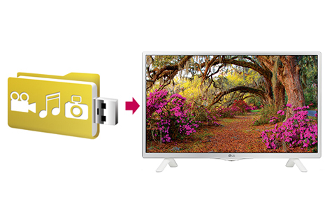 Воспроизведение видео с внешнего USB-накопителя