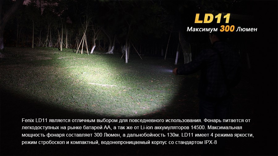 Фонарь Fenix LD11 Cree XP-G2 (R5)