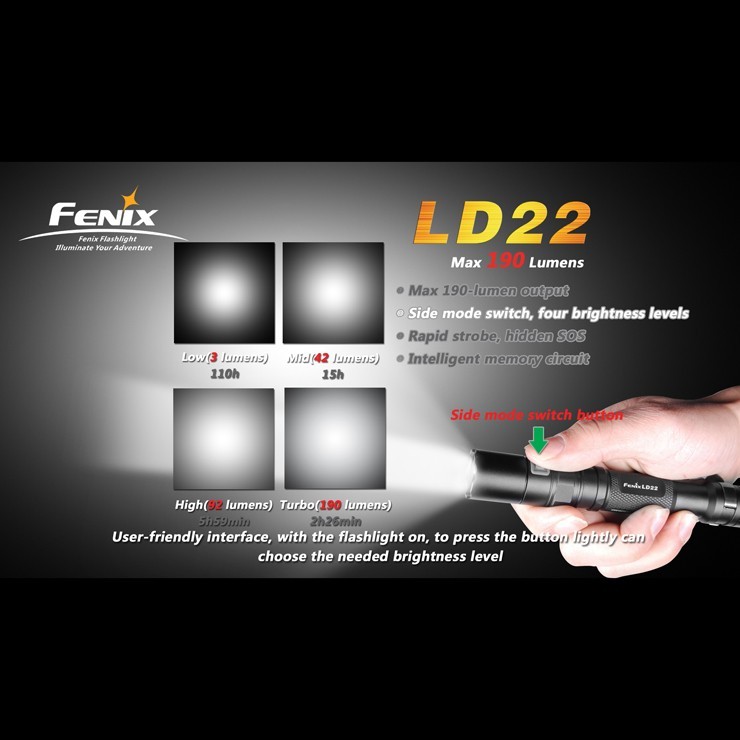 Фонарь Fenix LD22 Cree XP-G (R5)