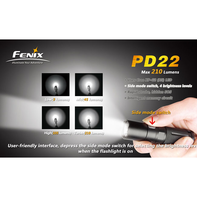 Фонарь Fenix PD22 Cree XP-G2 (R5)