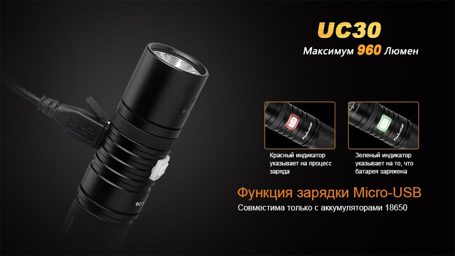 Фонарь Fenix UC30 Cree XM-L2 (U2)
