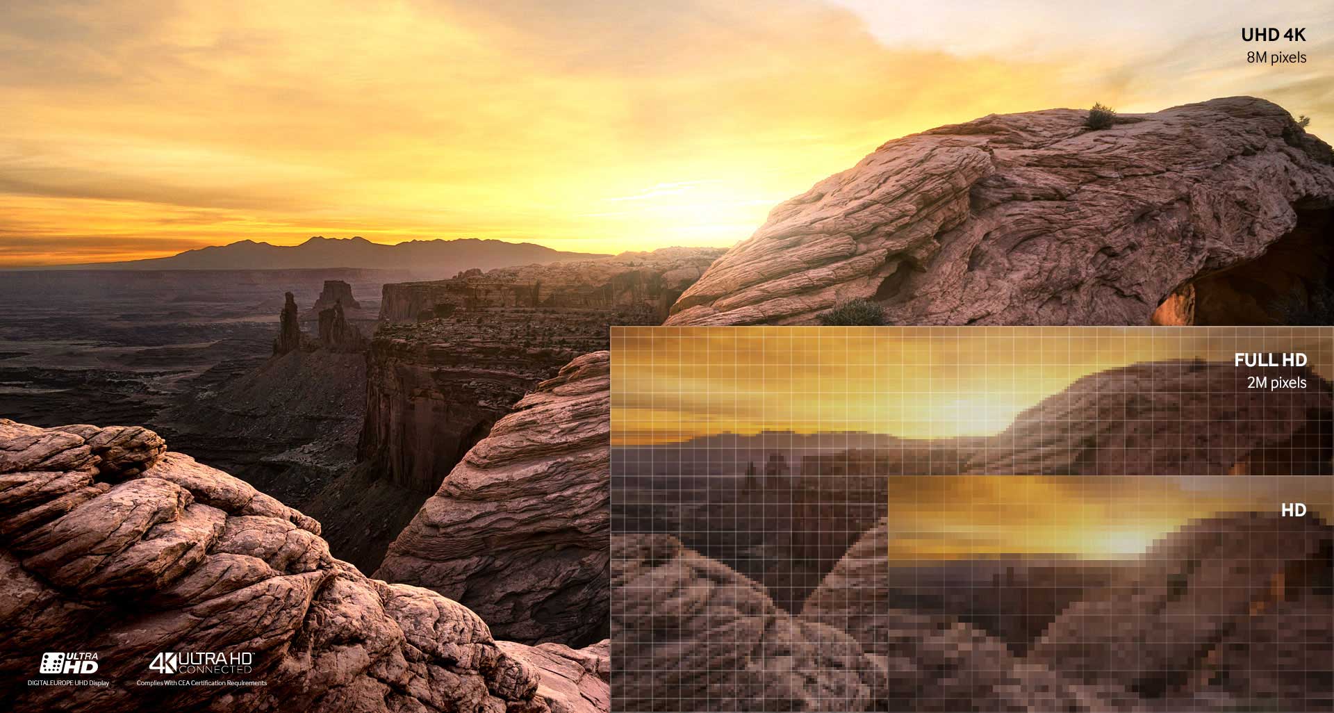 Каждая деталь в потрясающем разрешении 4K UHD