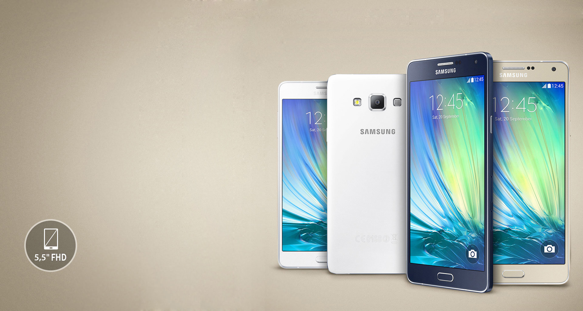 Металлический смартфон в цветном корпусе