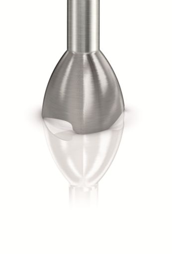 Особая волнообразная форма насадки предотвращает разбрызгивание