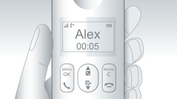 Функция AOH / определитель номера позволяет увидеть имя вызывающего абонента*