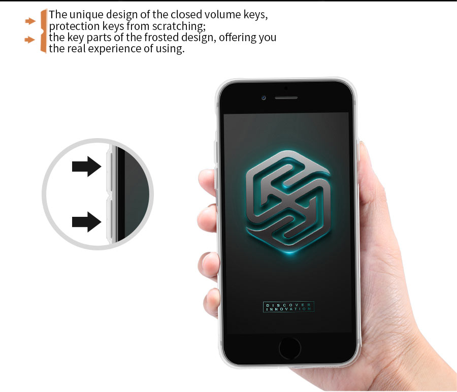 Чехол Nillkin iPhone 7 (4`7) - Nature TPU