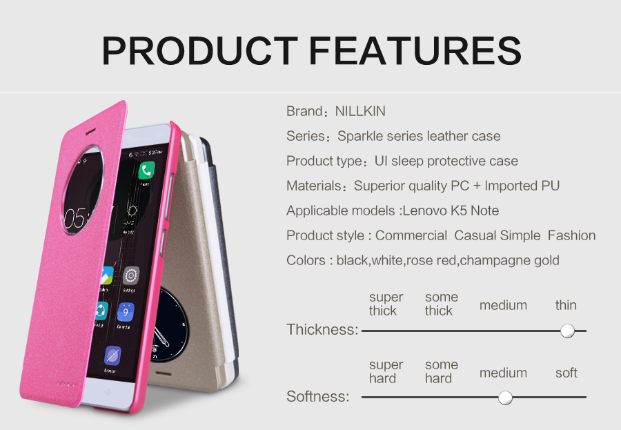 Nillkin Lenovo VIBE K5 Note (A7020) - Spark series