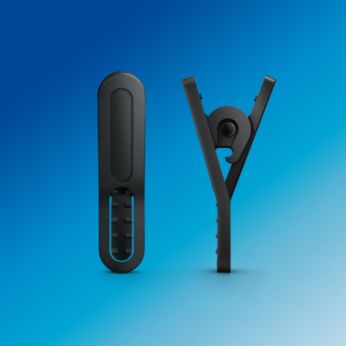 Кабельный зажим входит в комплект для защиты от спутывания кабеля во время тренировки