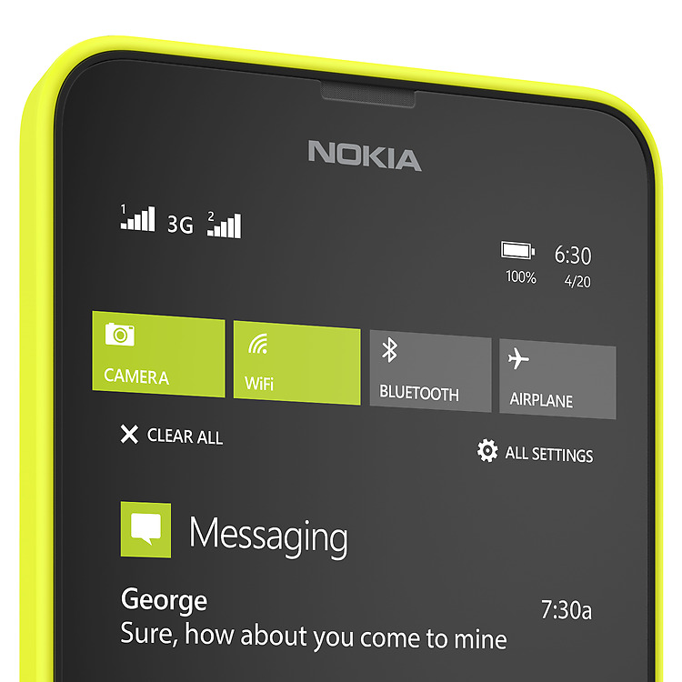 Nokia Lumia 630 Dual SIM: Smart Dual SIM